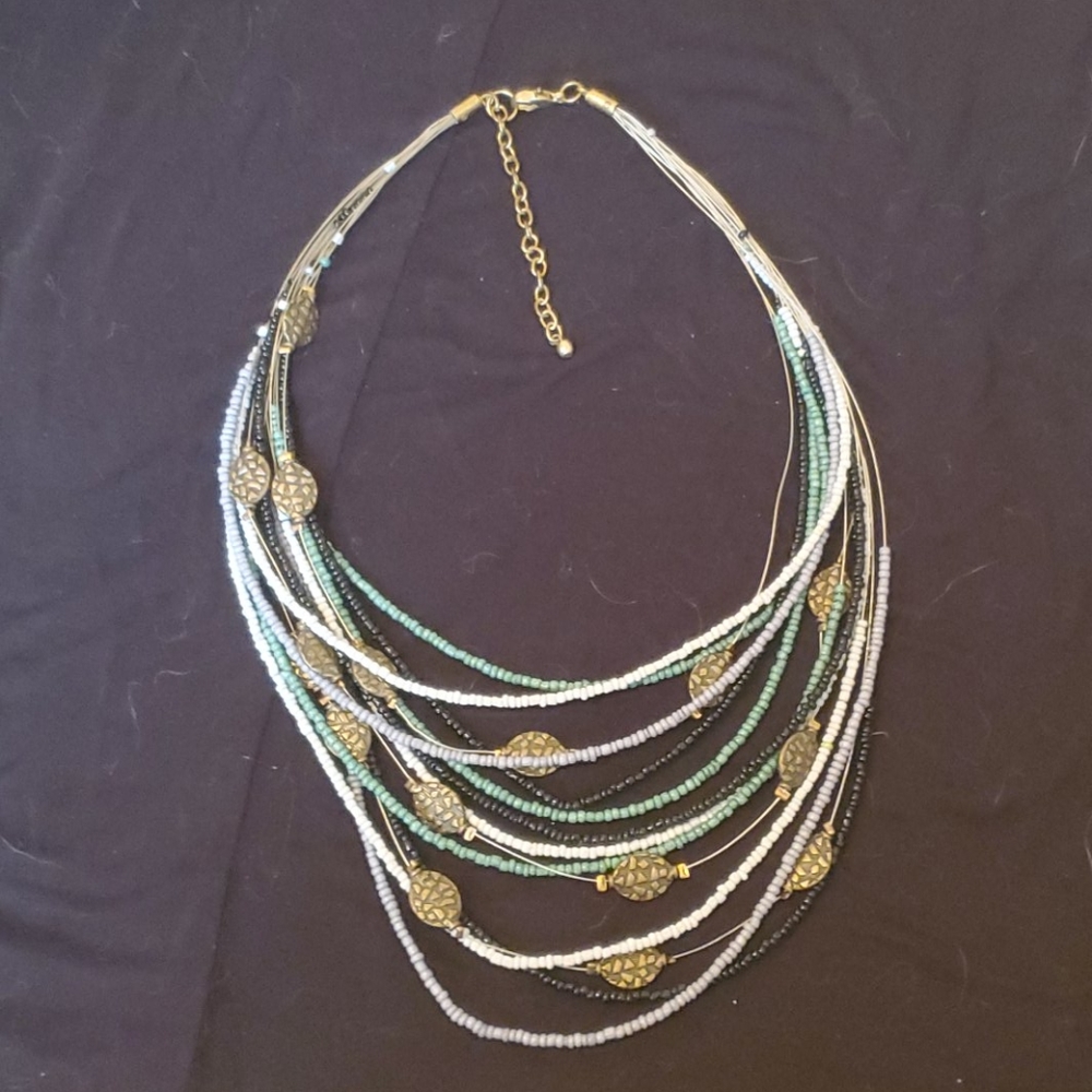 Multistranded Layered Necklace